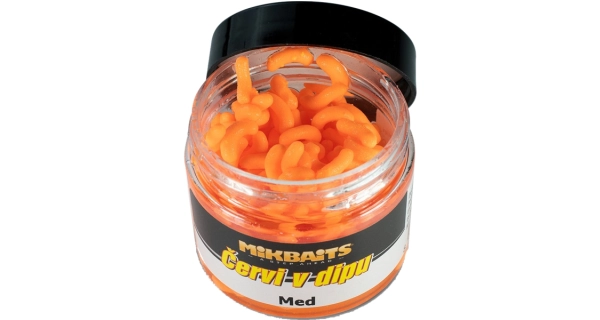 MIKBAITS - Červi v dipu 50 ml Med