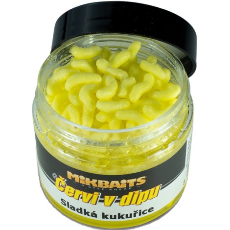 MIKBAITS - Červi v dipu 50 ml Sladká Kukuřice