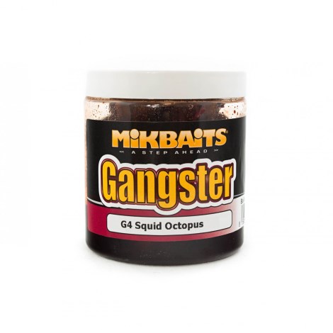 MIKBAITS - Gangster boilie v dipu 250 ml G4 Squid Octopus 16 mm