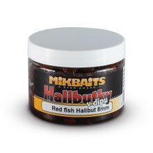 MIKBAITS - Halibutky v dipu 150 ml Red Fish Halibut 8 mm
