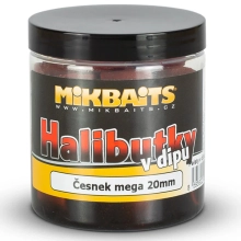 MIKBAITS - Halibutky v dipu 20 mm 250 ml Česnek Halibut