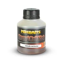 MIKBAITS - Krvavý huňáček booster 250 ml - jahoda EXClusive