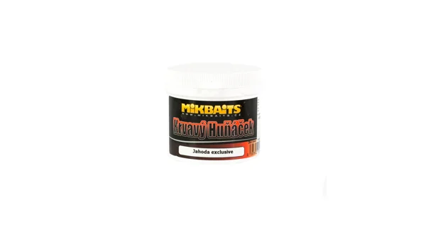 MIKBAITS - Krvavý huňáček těsto 200 g - jahoda EXClusive