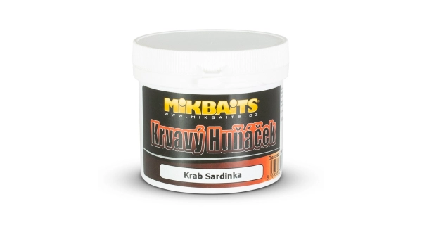 MIKBAITS - Krvavý huňáček těsto 200 g - krab sardinka