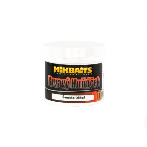 MIKBAITS - Krvavý huňáček těsto 200 g - švestka oliheň