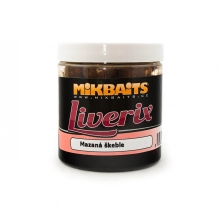 MIKBAITS - Liverix boilie v dipu 250 ml Mazaná škeble 16 mm
