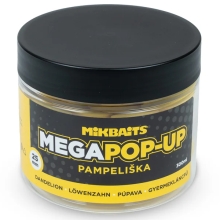 MIKBAITS - Mega plovoucí Fluo boilie 25 mm 300 ml Pampeliška