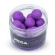 MIKBAITS - Mega plovoucí Fluo boilie 25 mm 300 ml Pikantní švestka