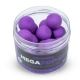 MIKBAITS - Mega plovoucí Fluo boilie 25 mm 300 ml Pikantní švestka