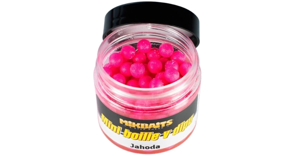 MIKBAITS - Mini boilie v dipu 50 ml Jahoda