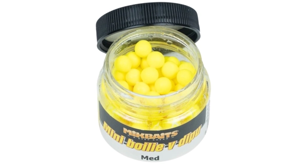 MIKBAITS - Mini boilie v dipu 50 ml Med