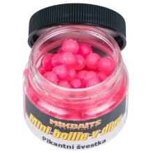 MIKBAITS - Mini boilie v dipu 50 ml Pikantní švestka