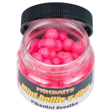 MIKBAITS - Mini boilie v dipu 50 ml Pikantní švestka