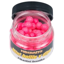 MIKBAITS - Mini boilie v dipu 50 ml Pikantní švestka