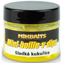 MIKBAITS - Mini boilie v dipu 50 ml - sladká kukuřice