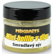 MIKBAITS - Mini boilie v dipu 50 ml Smradlavý sýr