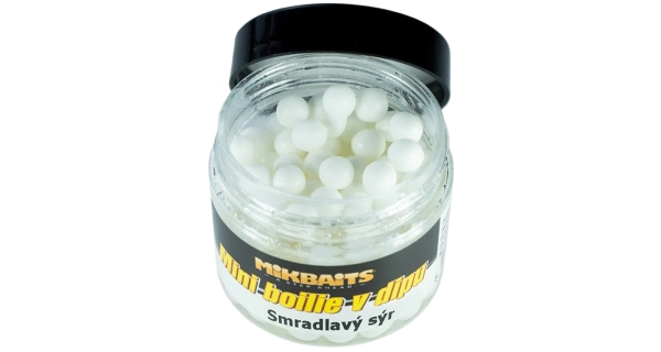 MIKBAITS - Mini boilie v dipu 50 ml Smradlavý sýr