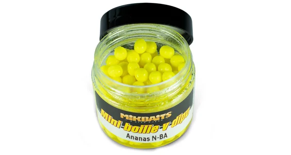 MIKBAITS - Mini boilie v dipu 6-8 mm 50 ml Ananas N-BA