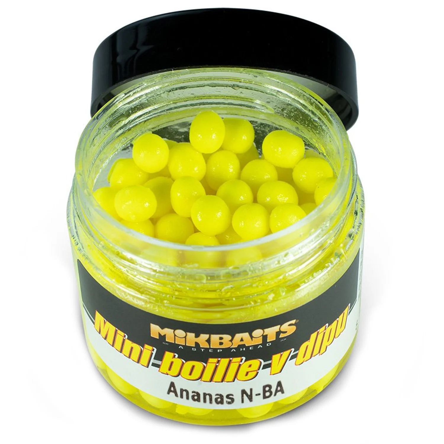 MIKBAITS MIKBAITS - Mini boilie v dipu 6-8 mm 50 ml Ananas N-BA