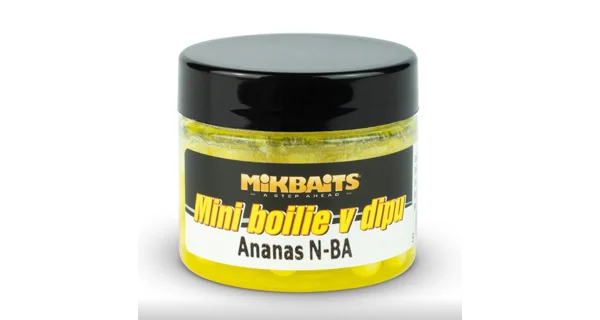 MIKBAITS - Mini boilie v dipu 6-8 mm 50 ml Ananas N-BA