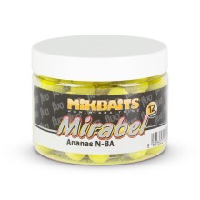 MIKBAITS - Mirabel fluo boilie 150 ml - ananas N-BA 12 mm