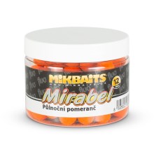 MIKBAITS - Mirabel Fluo boilie 150 ml Půlnoční pomeranč 12 mm