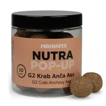 MIKBAITS - Nutra Pop-Up 20 mm 250 ml G2 Krab ančovička asa