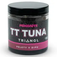 MIKBAITS - Pelety v dipu TT Tuna Triangl 30 mm 250 ml