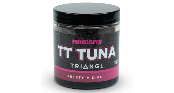MIKBAITS - Pelety v dipu TT Tuna Triangl 30 mm 250 ml