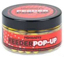 MIKBAITS - Plovoucí boilie Feeder Pop-Up 8-12 mm 100 ml Chilli Česnek