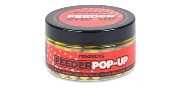 MIKBAITS - Plovoucí boilie Feeder Pop-Up 8-12 mm 100 ml Chilli Česnek