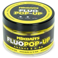 MIKBAITS - Plovoucí boilie Fluo Ananas N-BA 150 ml 14 mm