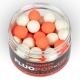 MIKBAITS - Plovoucí boilie Fluo Brusinka česnek 150 ml 14 mm