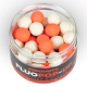 MIKBAITS - Plovoucí boilie Fluo Brusinka česnek 150 ml 18 mm