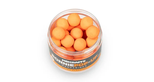 MIKBAITS - Plovoucí boilie Ronnie 14 mm 150 ml Mandarinka