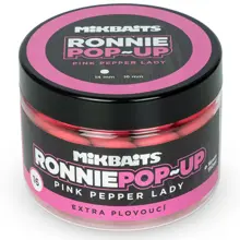 MIKBAITS - Plovoucí boilie Ronnie 14 mm 150 ml Pink Pepper Lady