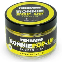 MIKBAITS - Plovoucí boilie Ronnie 14 mm 150 ml Scopex + CC