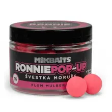 MIKBAITS - Plovoucí boilie Ronnie 14 mm 150 ml Švestka Moruše