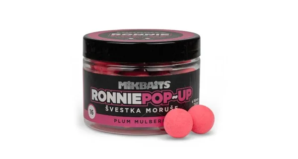 MIKBAITS - Plovoucí boilie Ronnie 14 mm 150 ml Švestka Moruše