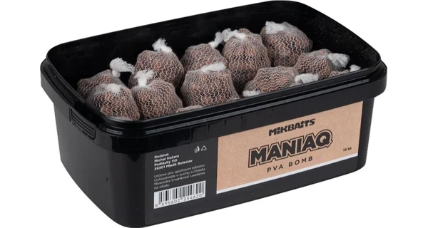 MIKBAITS - Punčochy PVA Bomb Maniaq Nutrakrill 15 ks