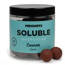 MIKBAITS - Rozpustné boilie Soluble 20 mm 250 ml Česnek