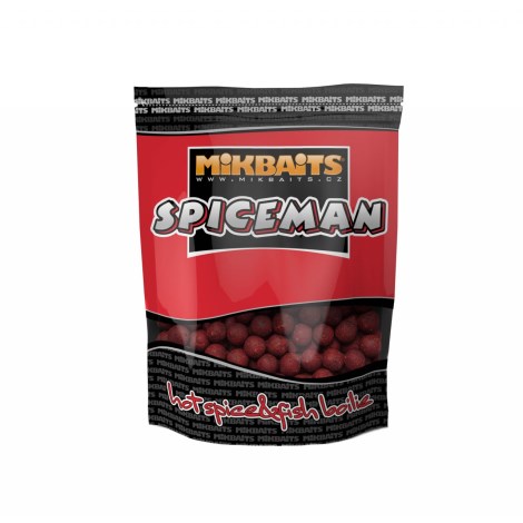 MIKBAITS - Spiceman boilie 1 kg - pikantní švestka 16 mm 