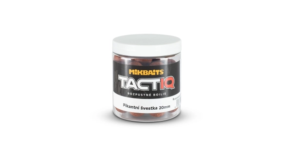 MIKBAITS - Tactiq rozpustné boilie 250 ml - pikantní švestka 20 mm