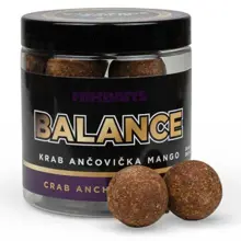 MIKBAITS - Vyvážené boilie Balance Fanatica 24 mm 250 ml Krab Ančovička Mango