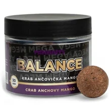 MIKBAITS - Vyvážené boilie Mega Balance 30 mm 300 ml Krab ančovička mango