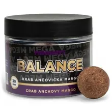 MIKBAITS - Vyvážené boilie Mega Balance 30 mm 300 ml Krab ančovička mango