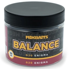 MIKBAITS - Vyvážené boilie Mega Balance Gangster 30 mm 300 ml G20 Enigma