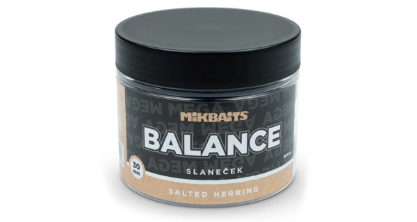MIKBAITS - Vyvážené boilie Mega Balance ManiaQ 30 mm 300 ml Slaneček