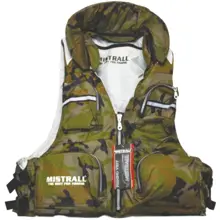 MISTRALL - Plovoucí rybářská vesta X1 maskáč vel. L