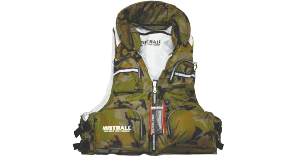 MISTRALL - Plovoucí rybářská vesta X1 maskáč vel. L